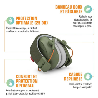 Casque antibruit enfant